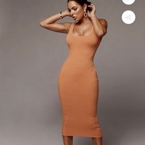 Jlux Ribbed Shani Dress in Small